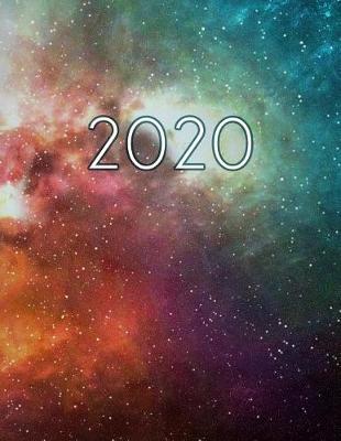 Book cover for 2020 Dated Planner Cosmic Nebula