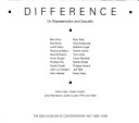 Book cover for Difference