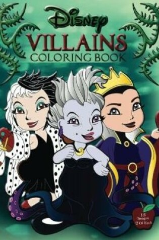 Cover of Villains Disney Coloring Book