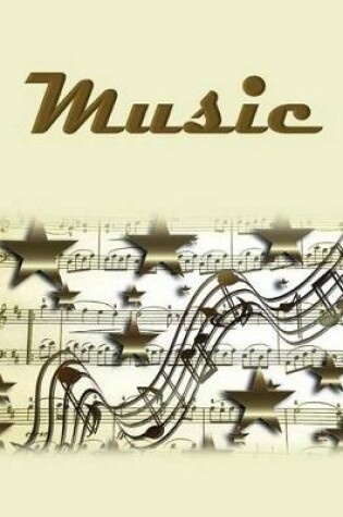 Cover of Music Notation 12 Staff Blank Notebook