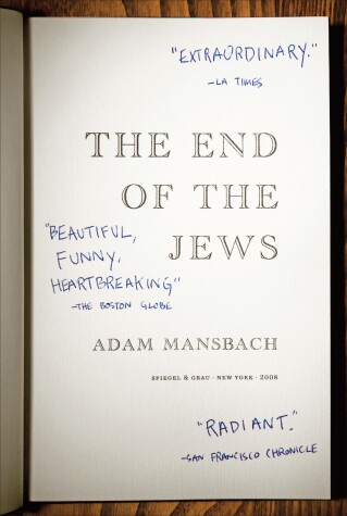 Book cover for The End of the Jews