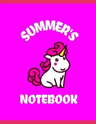 Book cover for Summer's Notebook
