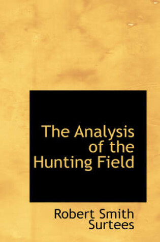 Cover of The Analysis of the Hunting Field