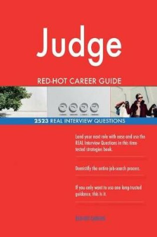 Cover of Judge RED-HOT Career Guide; 2523 REAL Interview Questions