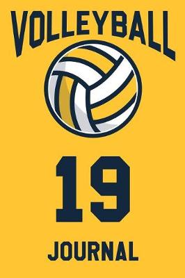 Book cover for Volleyball Journal 19