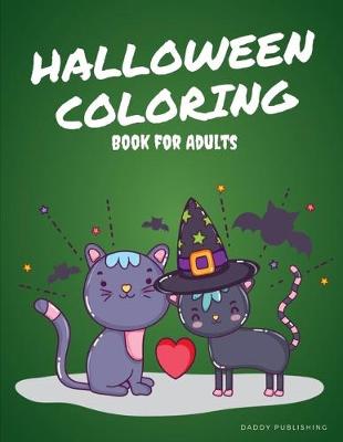 Cover of Halloween Coloring Book For Adults