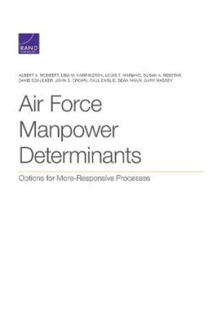 Cover of Air Force Manpower Determinants
