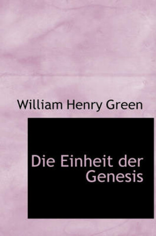 Cover of Die Einheit Der Genesis