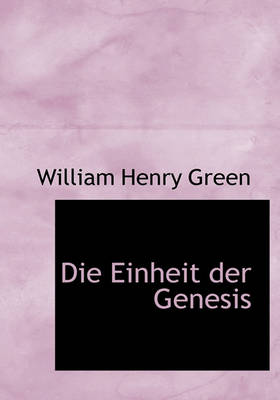 Book cover for Die Einheit Der Genesis