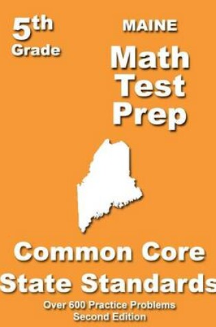 Cover of Maine 5th Grade Math Test Prep