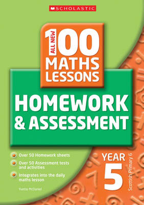 Cover of 100 Maths Homework and Assessment Activities for Year 5