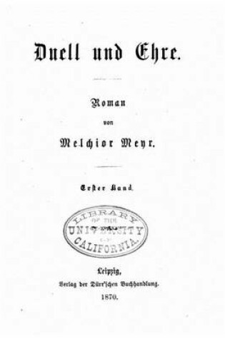 Cover of Duell und Ehre Roman