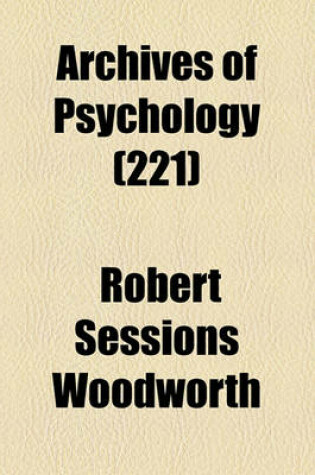 Cover of Archives of Psychology (221)