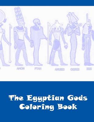 Book cover for The Egyptian Gods Coloring Book