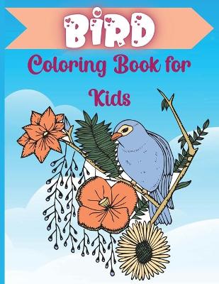 Book cover for Bird Coloring Book for Kids