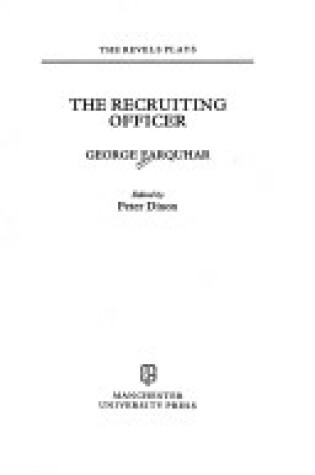 Cover of Recruiting Officer