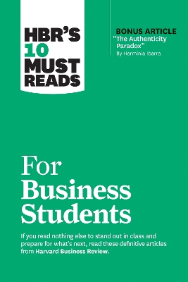 Cover of HBR's 10 Must Reads for Business Students