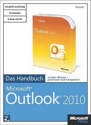 Book cover for Microsoft Outlook 2010 - Das Handbuch