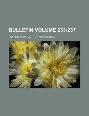 Book cover for Bulletin Volume 233-237