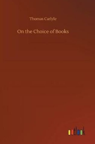 Cover of On the Choice of Books