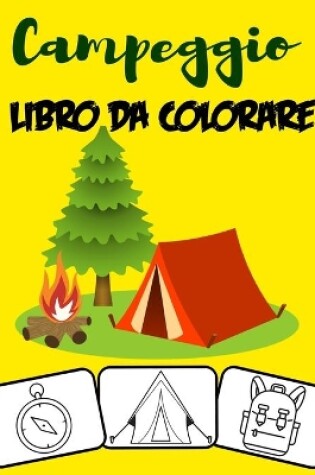 Cover of Campeggio Libro da colorare