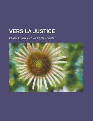 Book cover for Vers La Justice; Affaire Dreyfus