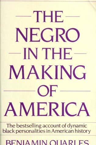 Cover of Negro in the Making of America