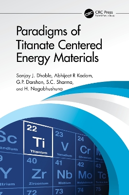 Book cover for Paradigms of Titanate Centered Energy Materials