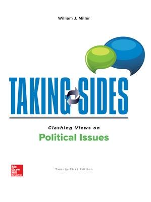 Book cover for Taking Sides: Clashing Views on Political Issues