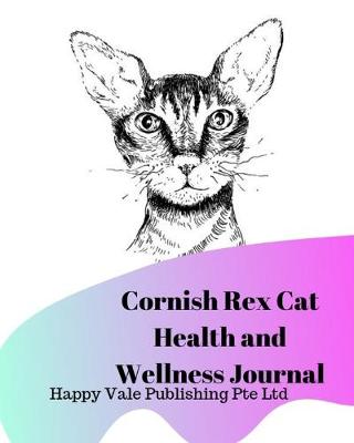 Book cover for Cornish Rex Cat Health and Wellness Journal