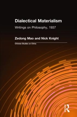 Book cover for Dialectical Materialism: Writings on Philosophy, 1937