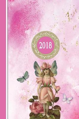 Book cover for 2018 Diary Pink Fairy Rose