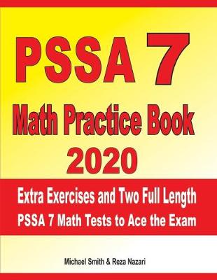 Book cover for PSSA 7 Math Practice Book 2020