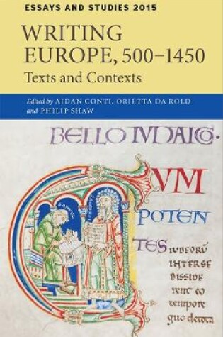 Cover of Writing Europe, 500-1450