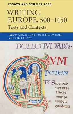 Book cover for Writing Europe, 500-1450