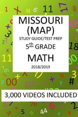 Cover of 5th Grade MISSOURI MAP, 2019 MATH, Test Prep