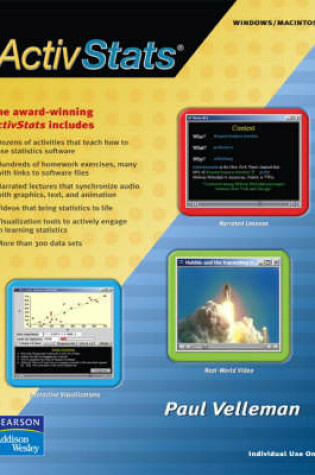 Cover of Valuepack: Intro Stats:(International Edition) with ActivStats 05-06