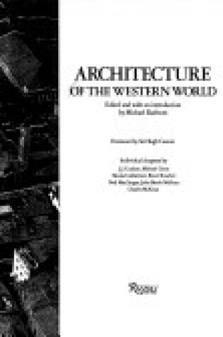 Cover of Architecture of the Western World