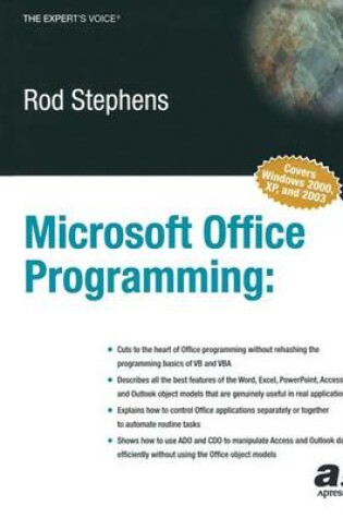 Cover of Microsoft Office Programming