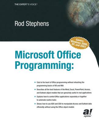 Book cover for Microsoft Office Programming