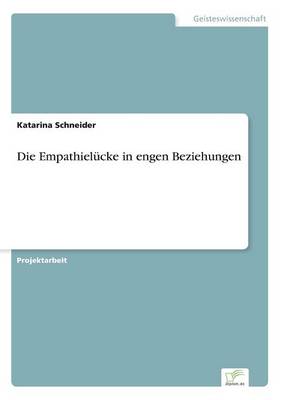 Book cover for Die Empathielucke in Engen Beziehungen