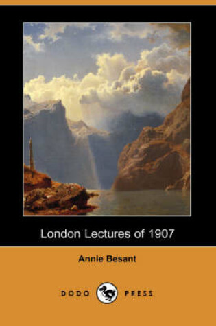 Cover of London Lectures of 1907 (Dodo Press)