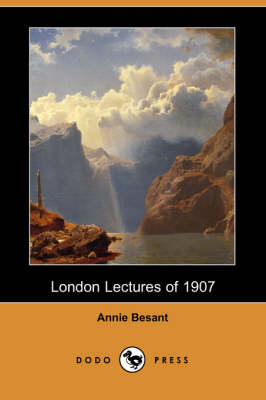 Book cover for London Lectures of 1907 (Dodo Press)