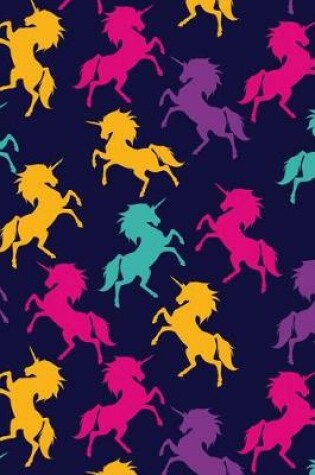 Cover of Colorful Unicorn Silhouettes Journal