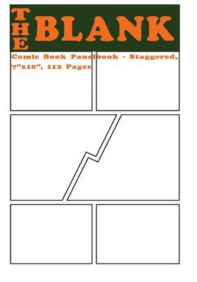 Cover of The Blank Comic Book Panelbook - Staggered, 7"x10", 112 Pages