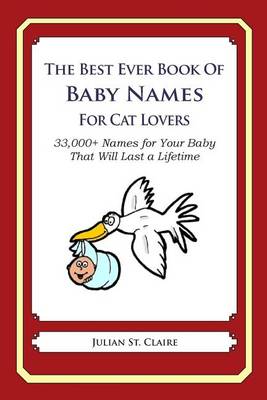 Book cover for The Best Ever Book of Baby Names for Cat Lovers