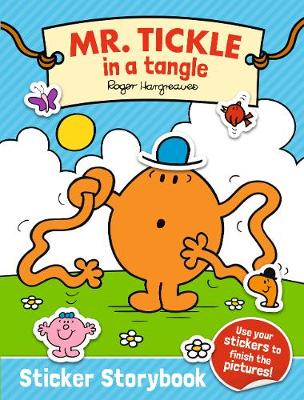 Book cover for Mr. Tickle in a tangle Sticker Storybook