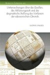 Book cover for Untersuchungen uber die Quellen, die Abfassungszeit und die dogmatische Stellung des Verfassers der edessenischen Chronik