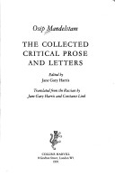 Book cover for Collected Critical Prose