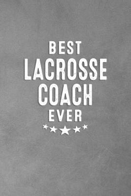 Book cover for Best Lacrosse Coach Ever